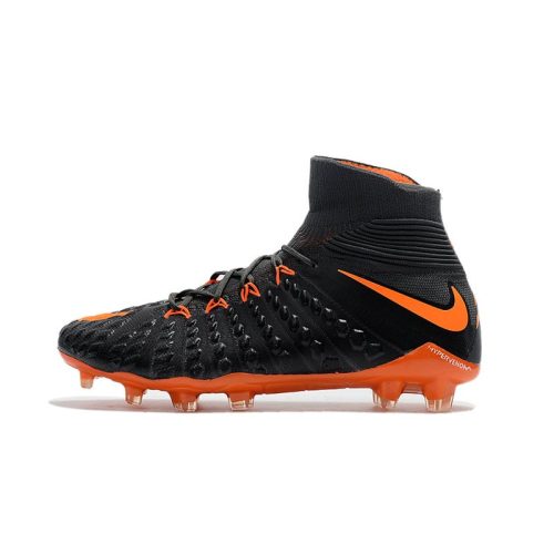 fodboldstøvler Nike Phantom Hypervenom 3 Elite DF FG - Sort Orange_10.jpg